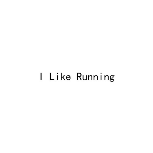 ;I LIKE RUNNING