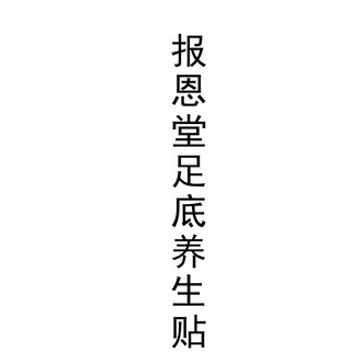 报恩堂足底养生贴