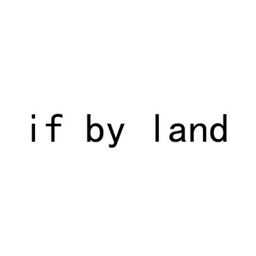 IF BY LAND;IFBYLAND