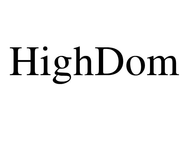 HIGHDOM;HIGHDOM