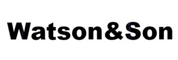 WATSON&SON;WATSONSON