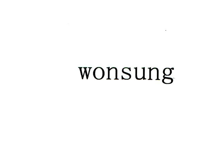 WONSUNG;WONSUNG