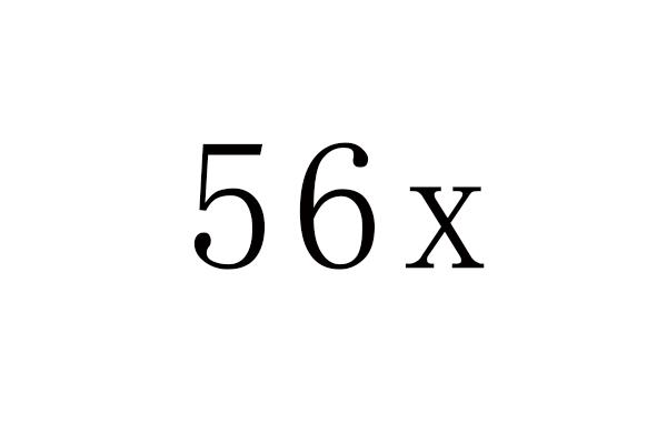 ;56 X