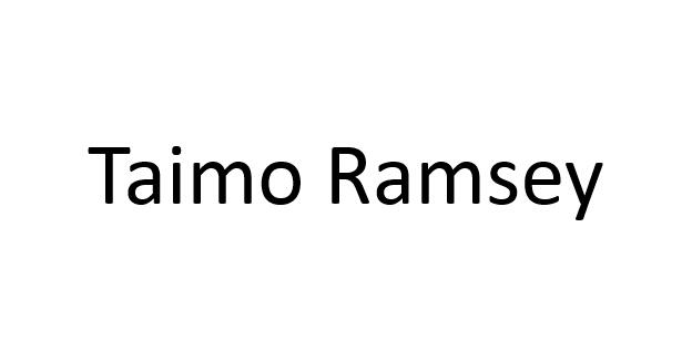 TAIMO RAMSEY;TAIMO RAMSEY